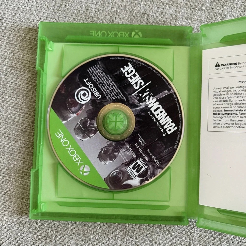 Tom Clancys Rainbow Six Siege Xbox One Disc & Case No Manual